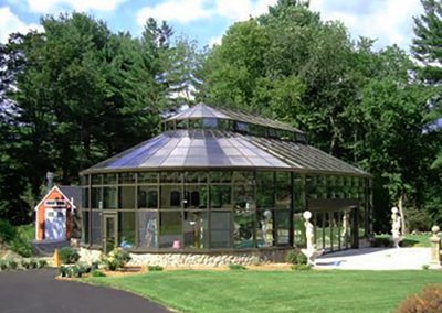 Glass pool enclosure